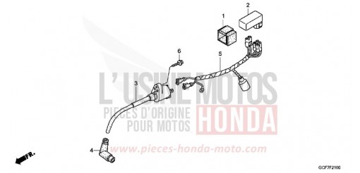 FAISCEAU DES FILS/BOBINE D'ALLUMAGE CRF70FC de 2012